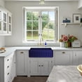 thumbnail image 6 of Whitehaus Collection WHQ330-BLUE Quatro Alcove Sinks Sapphire Blue, 6 of 7