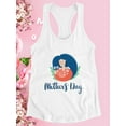 thumbnail image 3 of Mother's Day With Flowers Racerback Tank Women -Image by Shutterstock, Female XX-Large, 3 of 4
