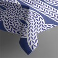 thumbnail image 3 of Wild Botanical Navy Blue Table Cloth,Wrinkle Free Table Cover with Polyester,Waterproof Reusable Table Cloths for Home Decor Summer Spring Picnic Dining Holiday (Rectangle,60x84inch), 3 of 5