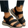 thumbnail image 4 of Viluyesy Women's Comfort Sandals, Soft Sole Open Toe Breathable Summer 2025 Fashion Walking Shoes Black 5.5, 4 of 9
