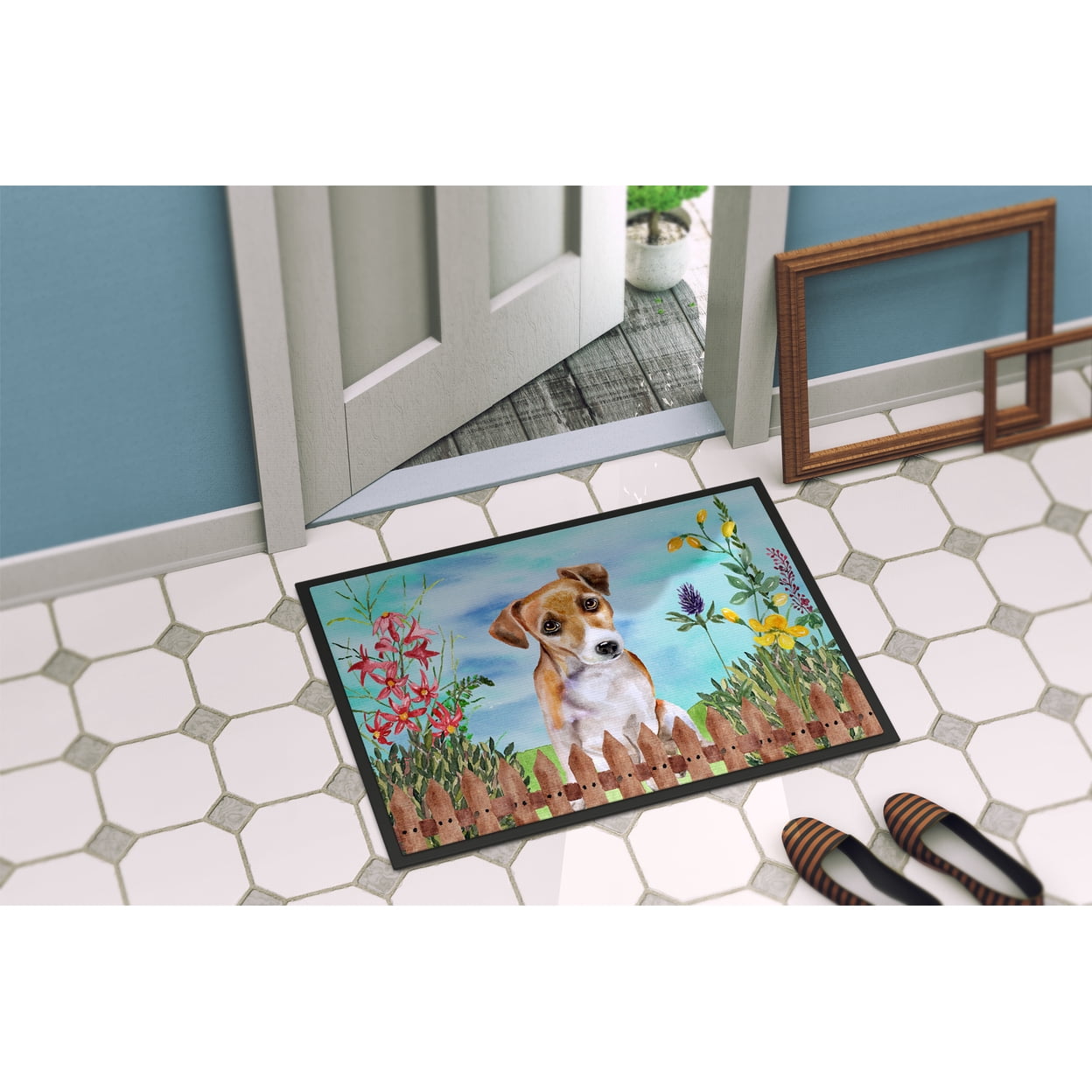 Jack Russell Terrier #2 Spring Door Mat