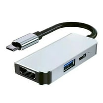 3 in 1 Type-C Network Hub Multi-Splitter Adapter with HD   USB3.0   PD for PC Computer Accessories