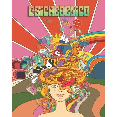 Psichedelico : Psichedelico Libro da Colorare per Adulti con Incredibili Disegni Psichedelici, 45 Illustrazioni Professionali per Alleviare lo Stress e Rilassarsi (Paperback)