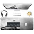 thumbnail image 2 of WISHTIME Gaming Mouse Pad Large Desk Mat with Non-Slip Rubber Base and Stitched Edges,Keyboard Mouse Mat Desk Pad for Work,Game,Office,Home ，Dark Clouds and Bird, 2 of 8