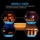 thumbnail image 3 of 1x Stroboscopes Strobe 12 LED Flash Light Auto 12-24V Emergency Flashing Side Marker Light Bars Constantly Bright Lights Amber, 3 of 5