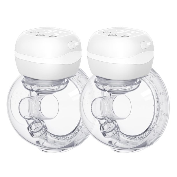 Extractor de leche eléctrico Totmizby de 12 niveles, 1200 mAh, paquete de 2