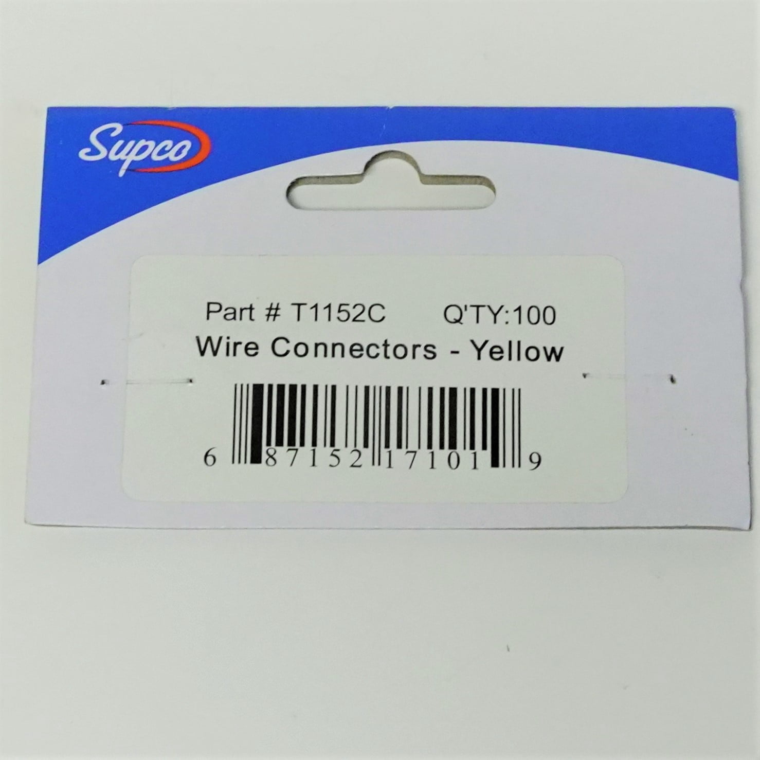 Supco T1152C Wire Connectors | Large Yellow | Pack of 100