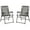 Grey, variant on Outsunny Set of 2 Patio Folding Patio Chairs, Outdoor Camping Chairs, Grey