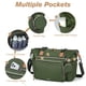 thumbnail image 4 of Bolsa de pañales para bebés Tonyeee, grande, impermeable, verde oscuro, 4 of 7