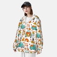thumbnail image 3 of Lsque Fall Pumpkins And Sunflowers UPF 50+ Lightweight Sun Protection Men's Women's Long Sleeve Shirt, Hoodie Performance -X-Large, 3 of 9