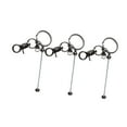 thumbnail image 1 of lionlar 3 Pieces Beadable Keychain Bar Beads Key for Jewelry Making DIY Pendant dark grey, 1 of 9