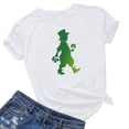 thumbnail image 2 of CHUMUD Womens St Patricks Day Shirt Green Shamrock Shirts St Patricks Day Clover Graphic Tshirt Tops, 2 of 4