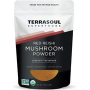 Terrasoul Superfoods Organic Reishi Mushroom Powder (4:1 Extract), 5.5 Oz, Immune Support, Stress Relief, Better Sleep