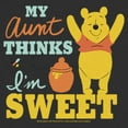 thumbnail image 2 of Infants' Winnie the Pooh My Aunt Thinks I'm Sweet Bodysuit, 2 of 3