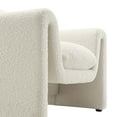 thumbnail image 6 of Modway Waverly Upholstered Modern Boucle Fabric Armchair in Ivory, 6 of 9