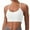 White, variant on Smooth Sports Bras For Women Workout Tops Y Back Padded Yoga Bra Basic Wireless Bra,Color:Purple