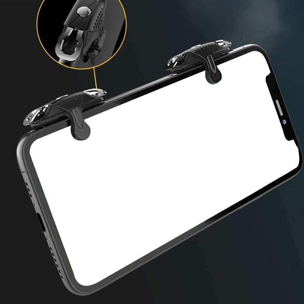 Par de controladores de juegos móviles STONEGO [L1+R1] botón de gatillo de puntería - compatible con iPhone y Android - mejora tu experiencia de juego para FPS y Battle Royale 6