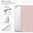 thumbnail image 3 of Mazepoly Case iPad Air 4 2020 10.9 Inch 4th Generation Case, Ultra Slim Trifold Stand Auto Sleep/Wake Soft TPU Shockproof Case with Pencil Holder, Pink, 3 of 6