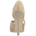 thumbnail image 6 of Journee Womens Zeera Round Toe High Stiletto Pumps, 6 of 10