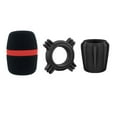 thumbnail image 2 of RYUJNDK AntiRoll Microphone Rings Foam Windscreens Bottom Rod Sleeve Holder For Noise Reductions In Studios Home, 2 of 19
