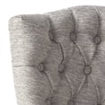 thumbnail image 4 of Noble House Crosswind Traditional Dining Chairs 33.75", Set of 2, Gray, Brown, 4 of 12