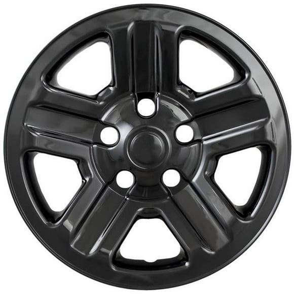 16 in. 5 Spoke Black Impostor Wheel Skins Steel Rims