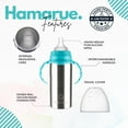 thumbnail image 3 of Hamarue Stainless Steel Sippy Cups for Toddlers | Insulated Baby Bottle | Transition Straw Cup, 3 of 7