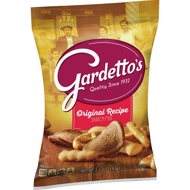 Gardettos Roasted Garlic Rye Chips, 4.75 Ounce -- 7 per case.