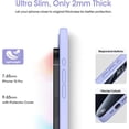 thumbnail image 4 of Liquid Silicone Case for iPhone 15 Pro - [Camera All-Round Protection] [Soft Microfiber Lining Anti-Scratch] 4 Layer Full Covered Shockproof Gel Rubber Phone Case Cover, 6.1", Purple, 4 of 16