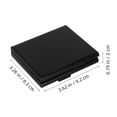 thumbnail image 2 of BESTYASH 1Pcs Black Aluminum Case for Men Compact Lightweight Daily Use Travel, 2 of 8