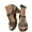 Coffee, variant on Elegant Women's Sandals with Toe Post Design Comfortable Mid Heel Everyday Wear Ideal with Casual Pants and Dresses