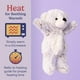 thumbnail image 4 of Animal de peluche Warmies Gray Bear, apto para microondas y pesado, 4 of 6