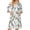 White(Maple Leaf Print), variant on Lightweight Robes for Women Zipper 3/4 Length Sleeve Summer Bathrobes for Women Zipper Front Knee Length Maple Leaf Print Plus Size Bathrobe Nightgown with Pockets White L