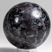 Genuine Polished Indigo Gabbro (3) Sphere from Madagascar (1.4 lbs)