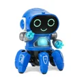 thumbnail image 5 of Kids Glow Music Educational Toy Electric Pet Cute LED Light Musical Dancing Robot Baby Learn To Climb Toy Children Birthday Gift, 5 of 9