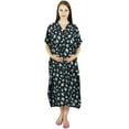 thumbnail image 5 of Bimba Maternity Floral Kaftan Nursing Night Gown,Front Buttons- Baby Shower Gift, 5 of 5