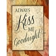thumbnail image 2 of Grey, Jace 15x18 Black Ornate Wood Framed with Double Matting Museum Art Print Titled - Kiss Me Goodnight, 2 of 4