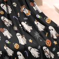 thumbnail image 3 of Costumed Ghost Halloween Pattern Blanket,Comfortable Soft Flannel Throw Blanket,All Season,Warm Lightweight Blankets for Sofa Bed Couch Living Room Chair,50"x60", 3 of 4