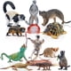 thumbnail image 1 of Juego de figuras de animales Toymany Madagascar, 12 piezas, con diseño realista, 1 of 9
