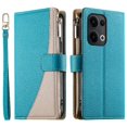 thumbnail image 1 of Funda cartera GANGXUN para OPPO Reno 13 , cuero PU con tarjetero, cremallera, correa de mano, soporte y protección 714°, 1 of 6