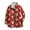 Hot Pink, variant on Women's Christmas Print Quilted Coat, Stand Collar Lightweight Fall Winter Outerwear Holiday Loungewear Hot Pink, S