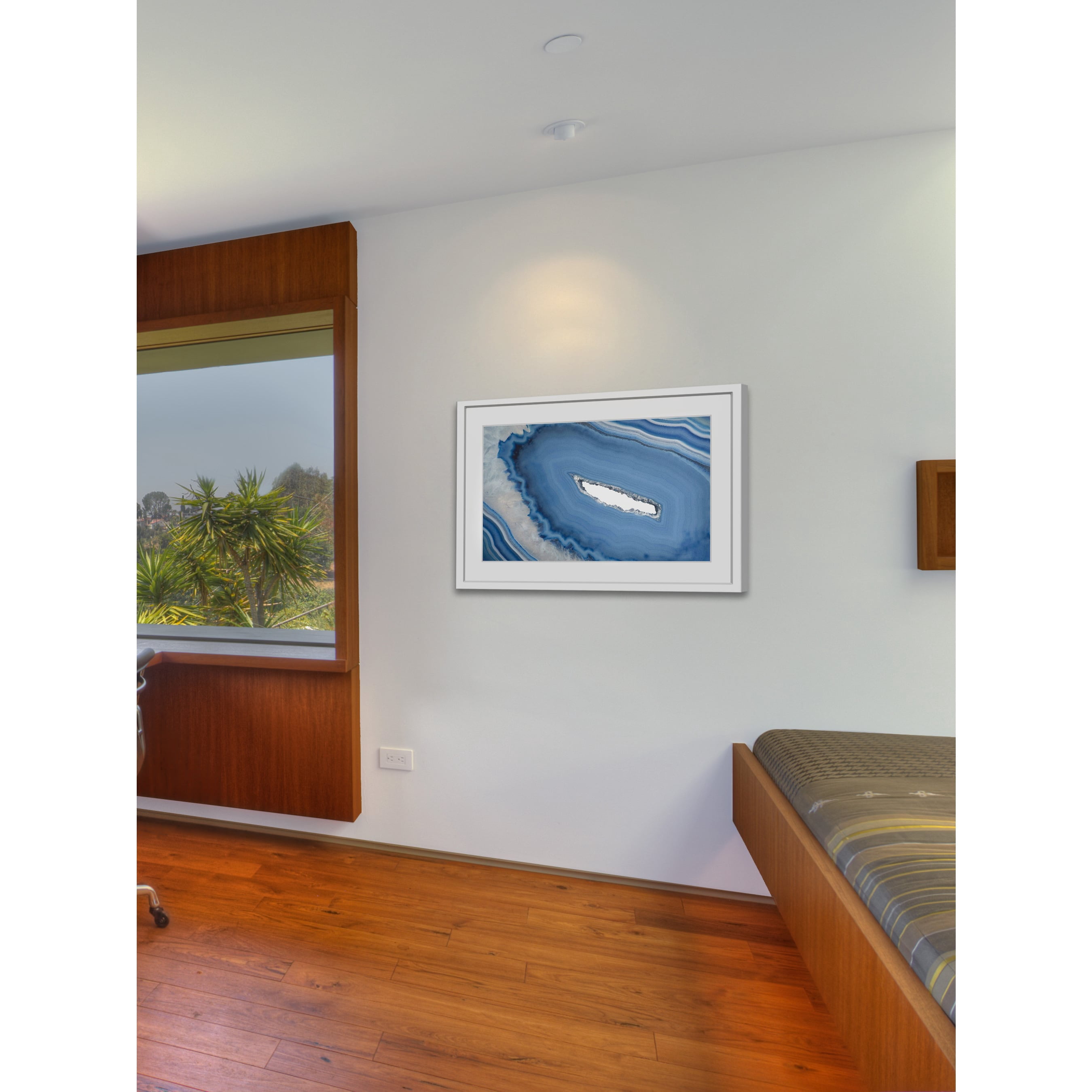 "Abyss Island" Framed Painting Art Print, 24" x 1.5"