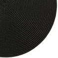 thumbnail image 3 of Black Round Polypropylene Woven Placemat (Set of 6), 3 of 6