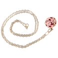 thumbnail image 2 of Aroma Necklace Oil Necklace Pink Hollow Out Pendant, 2 of 4