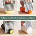 thumbnail image 5 of couteau Ondul Frites, Coupe Patate, Coupe-frites Inoxydable, Trancheur Vague Enfants Pour Les Frites Pour Lgumes, Frutas, Ensalada, Couteau Ondul, 5 of 5