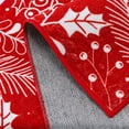 thumbnail image 5 of BERTHMEER 2'X3' Christmas Rug Red Washable Indoor Mat for Entrance Entryway Bedroom Bathroom Kitchen Floral Print Non-slip Rug,Red, 5 of 6