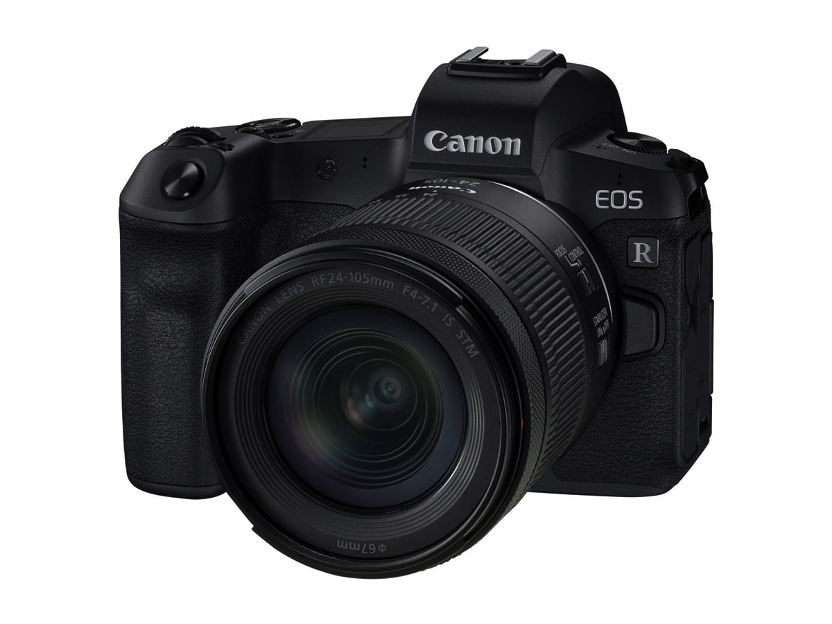 Canon EOS R + RF24-105mm F4-7.1 is STM Lens Kit, Black - Walmart.com