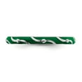 thumbnail image 4 of 925 Sterling Silver Stackable Expressions Green Enamel Ring Size: 8; for Adults and Teens; for Women and Men, 4 of 5
