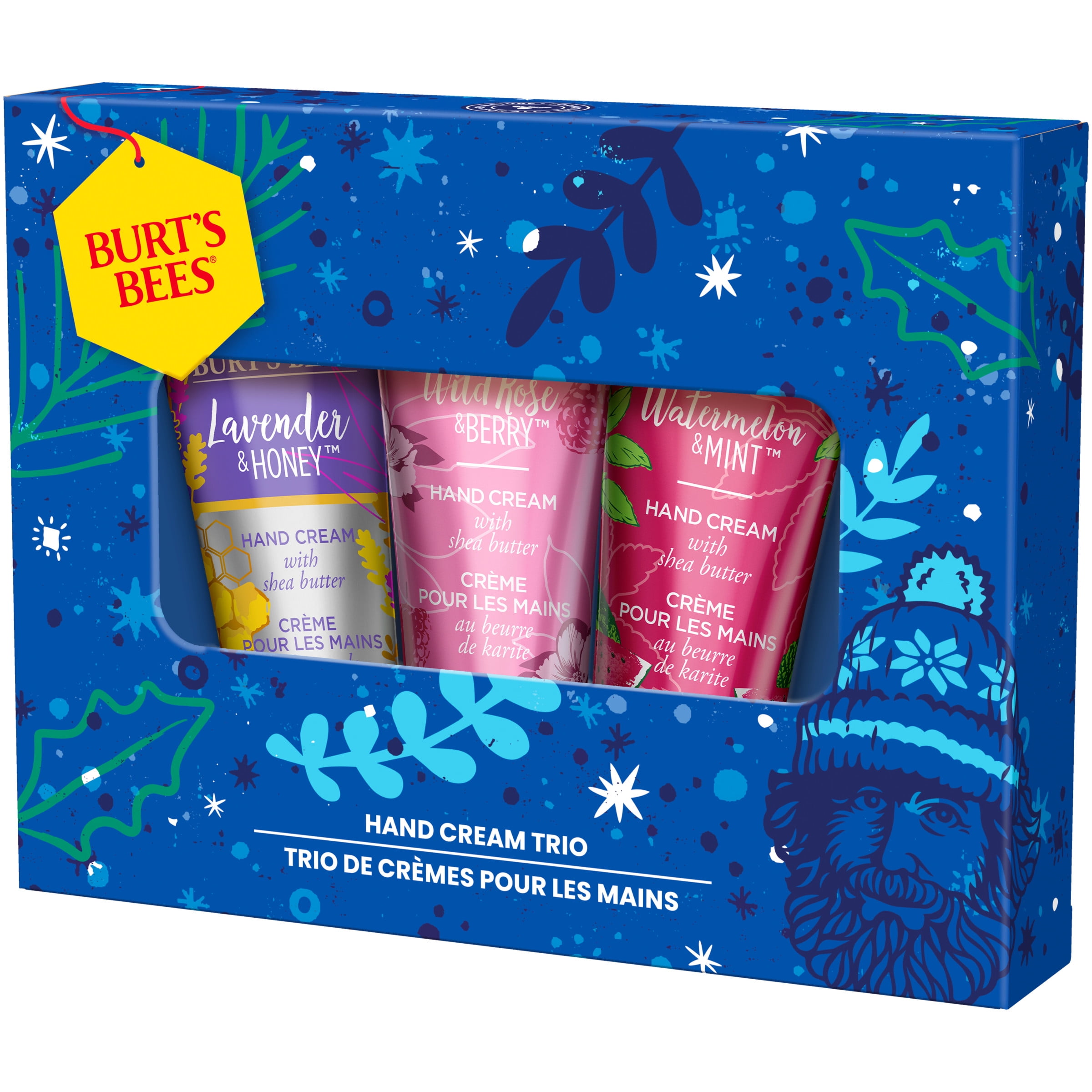 Burt's Bees Hand Cream Gift Set, Hand Cream Trio, 3-Pack, 1 oz. Burt's Bees Hand Cream Gift Set, Hand Cream Trio, 3-Pack, 1 oz.
