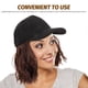 thumbnail image 4 of GOOHOCHY Peluca de sombrero de béisbol Peluca de gorra de béisbol para mujer Peluca de onda deportiva de pelo ondulado sintético, 4 of 8
